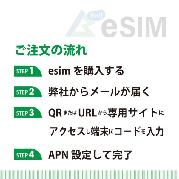 画像3: 【eSIM/メール納品】docomoMVNO回線 データ専用 SIMカード 20GB/180日※※eSIMにつき5%OFF※※ (3)