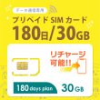 画像1: 【物理SIM/ネコポスゆうパケット発送】docomoMVNO回線 データ専用 SIMカード 30GB/180日 (1)