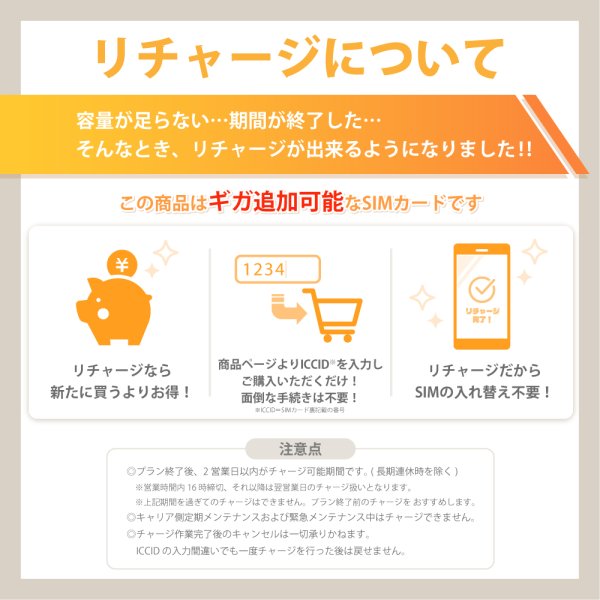 画像3: 【物理SIM/ネコポスゆうパケット発送】docomoMVNO回線 データ専用 SIMカード 20GB/365日 (3)