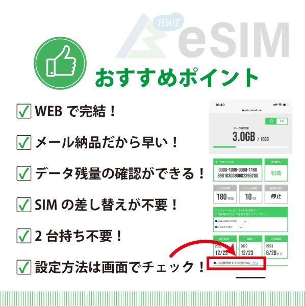 画像5: 【eSIM/メール納品】docomoMVNO回線 データ専用 SIMカード 90GB/60日※※eSIMにつき5％OFF※※ (5)