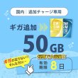 画像1: 【発送なし/完了後メール報告】【docomoMVNO物理SIM専用リチャージ】日本国内50GB/8日データリチャージ【対象商品であれば違うプランもリチャージ可能】 (1)
