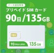 画像1: docomoMVNO回線 データ専用 SIMカード 135GB/90日 (1)