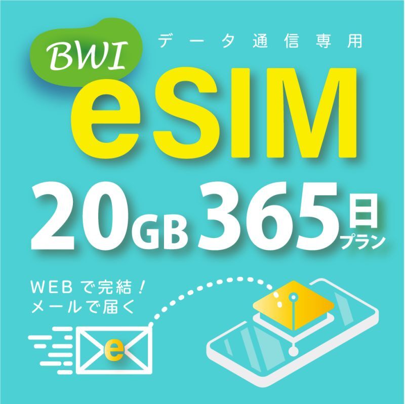 DocomoMVNO回線データ専用20GB/365日プラン