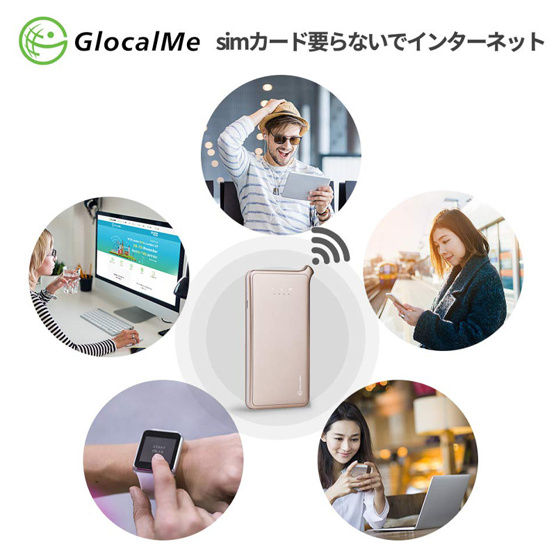 Glocal Me U2S  モバイルWi-Fiルーター 充電ケーブル付