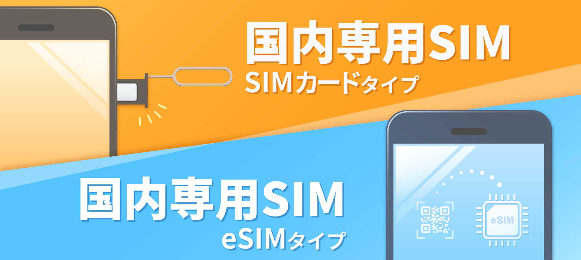 eSIMなら最短1分でデータをお届け