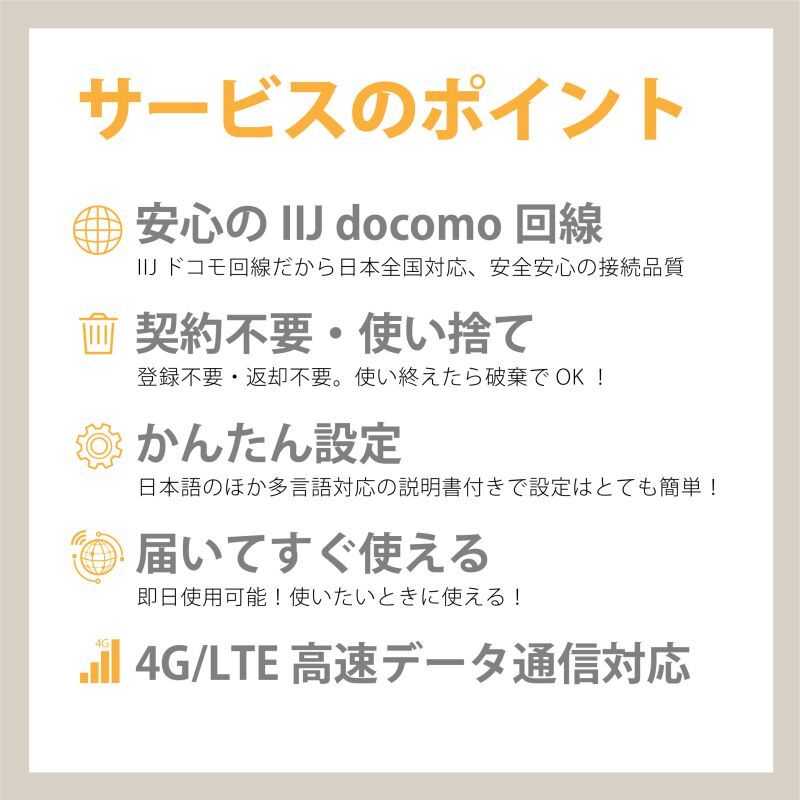 docomo回線 データ専用 プリペイドSIMカード90GB/60日｜格安SIMカード 